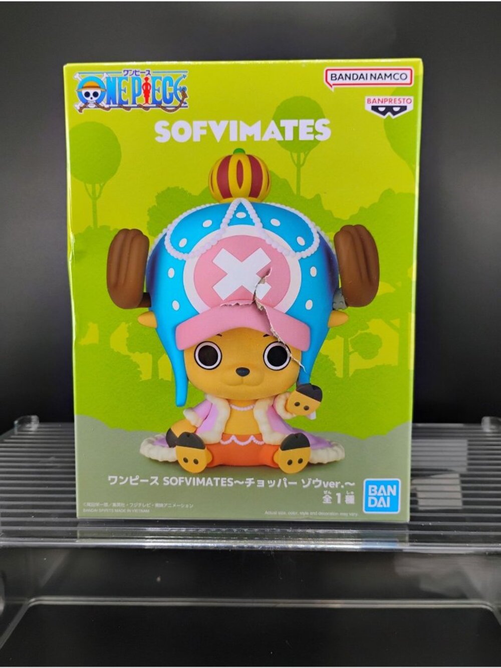 One Piece Sofvimates Tony Tony Chopper Figurine Collectible Display